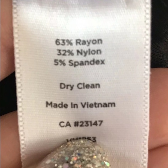 Talbots Black A-Line Skirt Buttons Front Career 8 - Picture 7 of 7